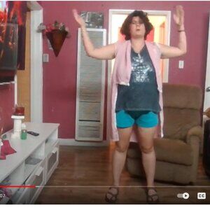 Trees Naturals Pink Cover Half Front Vest with White Ruffle Trim